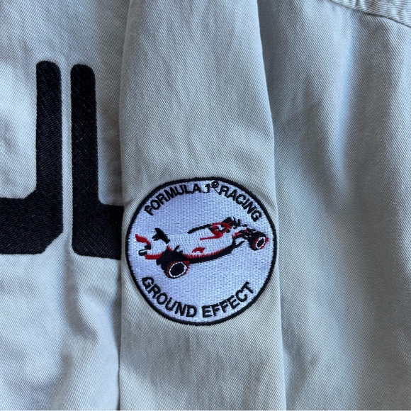 Formula Racing White Jacket with Patches - Picture 2 of 7